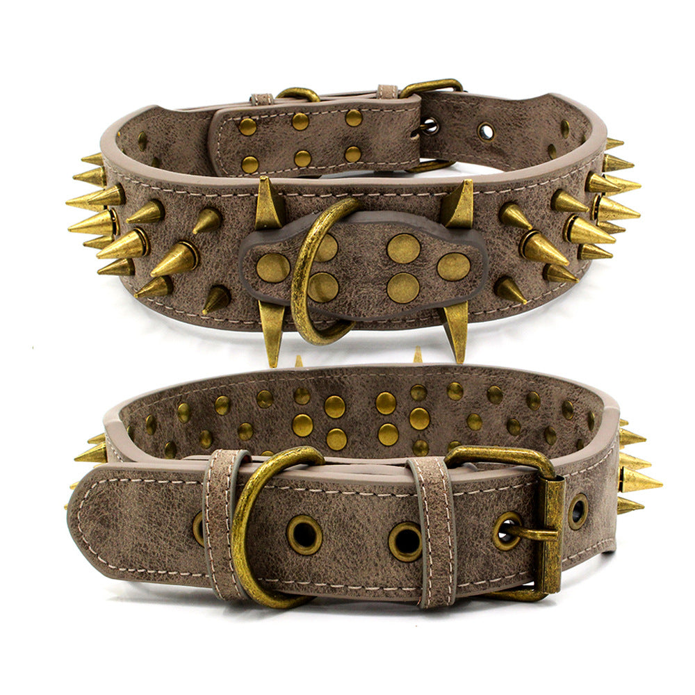 Bronze Rivet Stud Collar