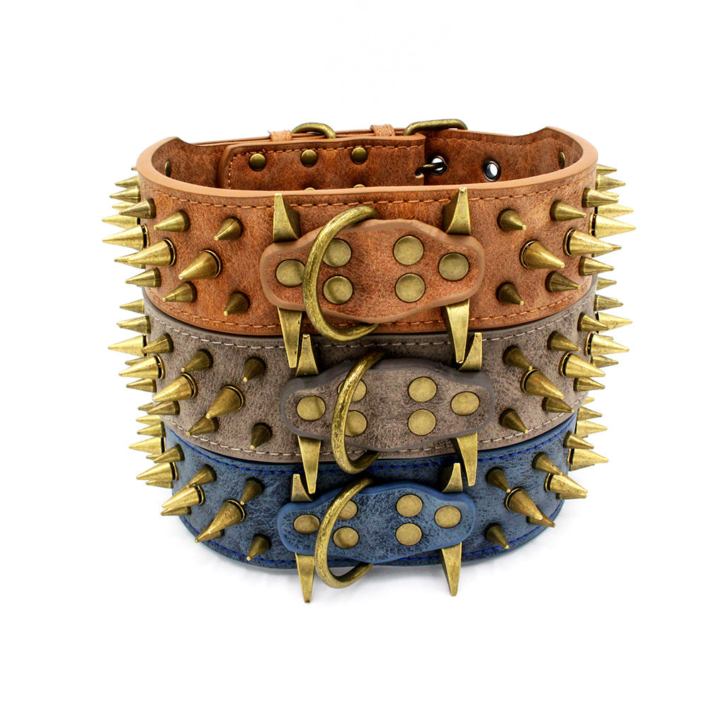 Bronze Rivet Stud Collar