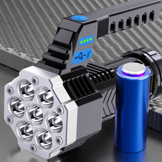 7 Head LED Flashlight