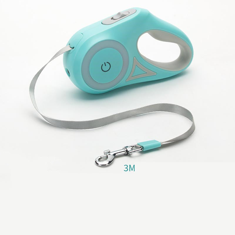 LED Retractable Dog Lead