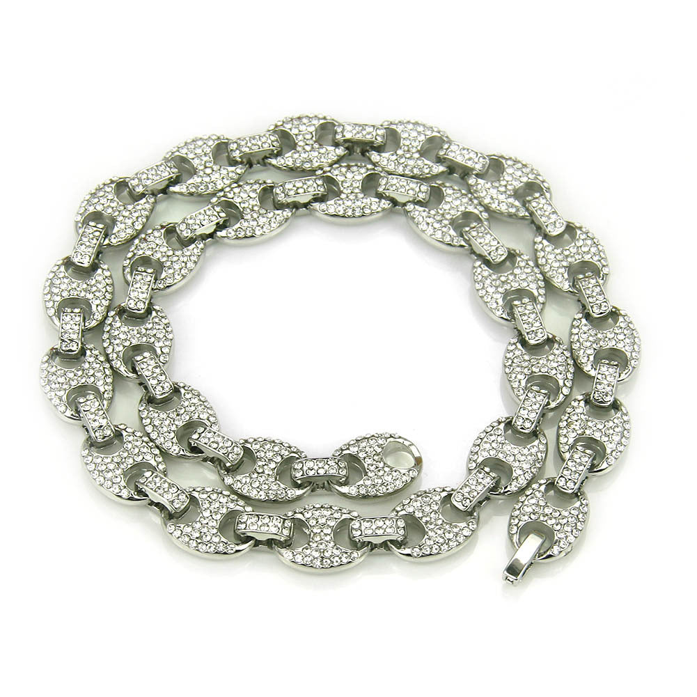 Gucci Link Diamond Dog Chain