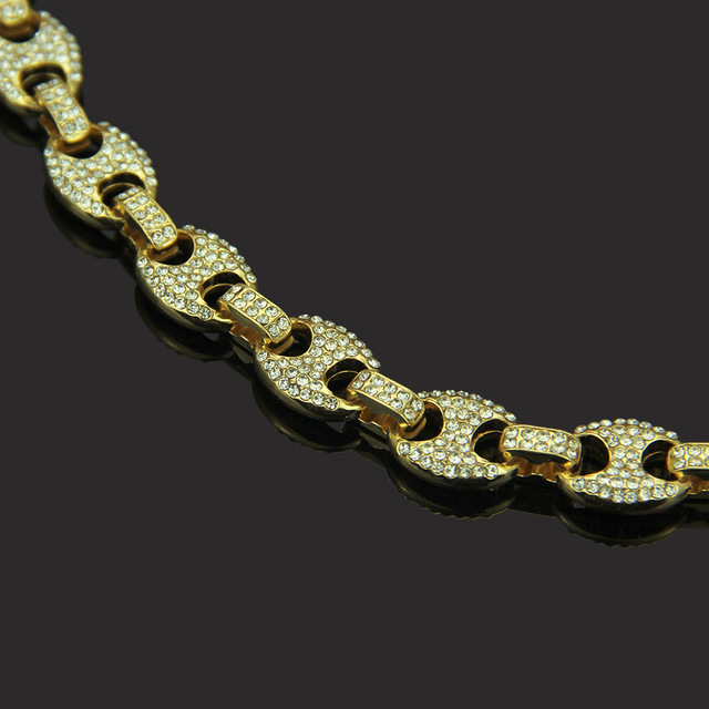 Gucci Link Diamond Dog Chain